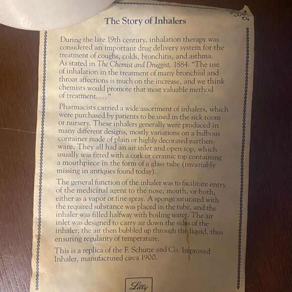 Replica pharmaceuticals inhaler-collectors item - Picture 3 of 3